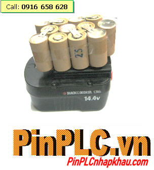 Pin máy khoan Black & Decker 14.4v SC1700mAh: NiMh 14.4v 1.7AH Battery Pack 